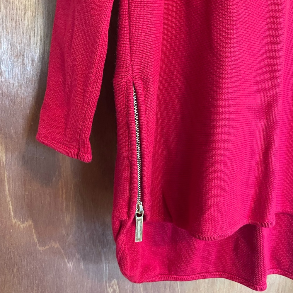 Michael Kors Red Knit Sweater - Picture 3 of 5